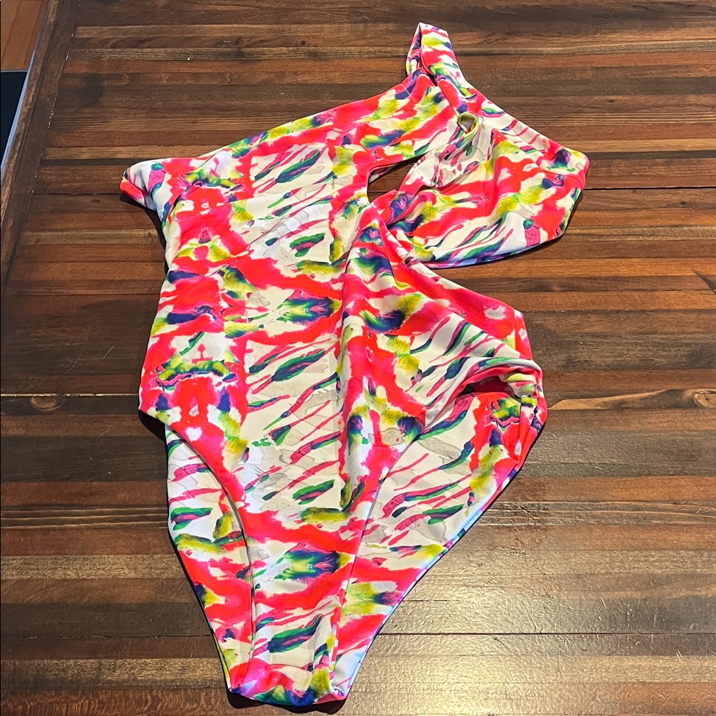 Keva J One-Shoulder Monokini One Piece Swimsuit Xl